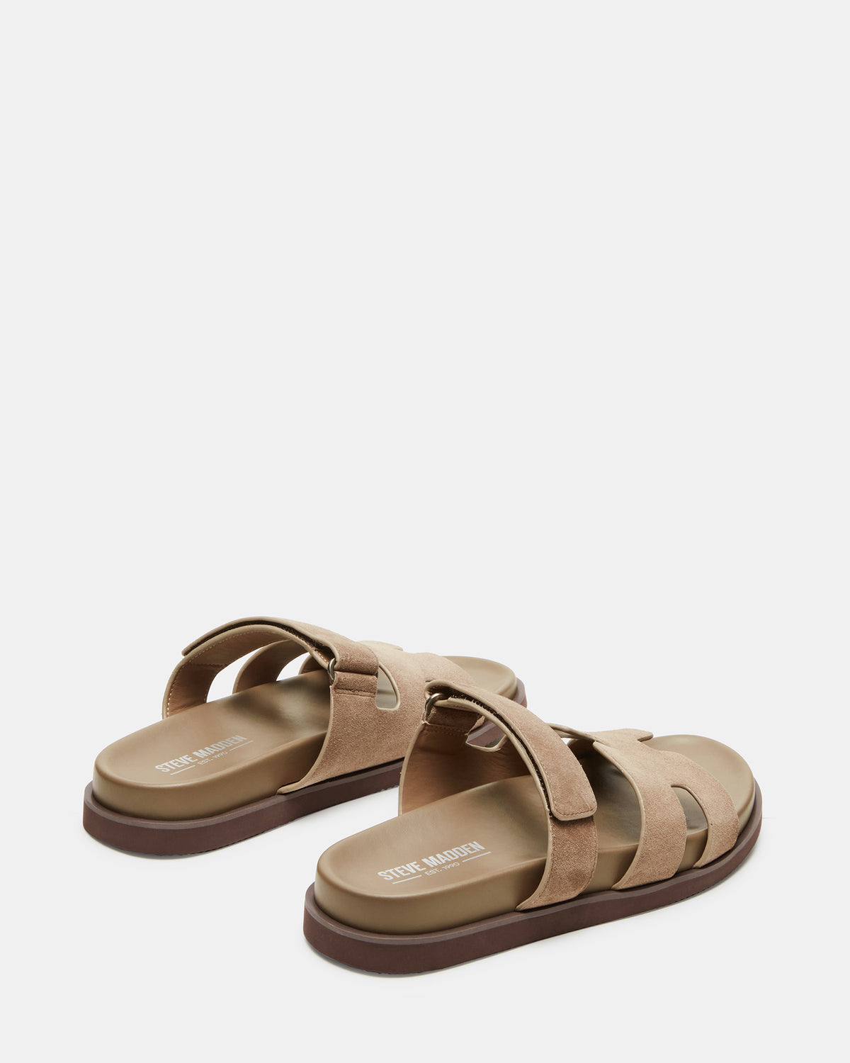 MAIVEN Taupe Suede Men's Fisherman Sandal | Steve Madden Classic