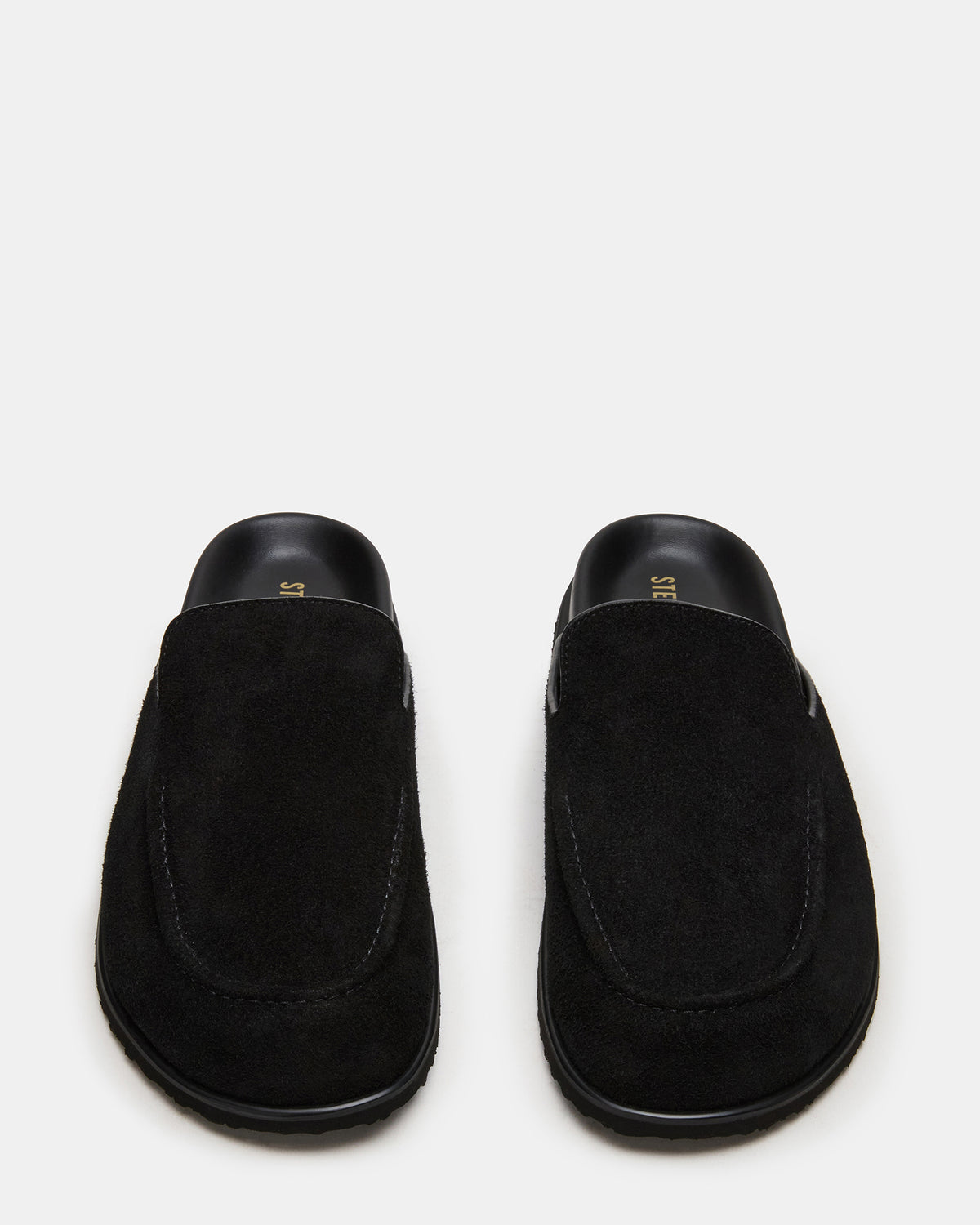 LUCIO Black Suede Slip-On Men's Casual Clog | Steve Madden Latest