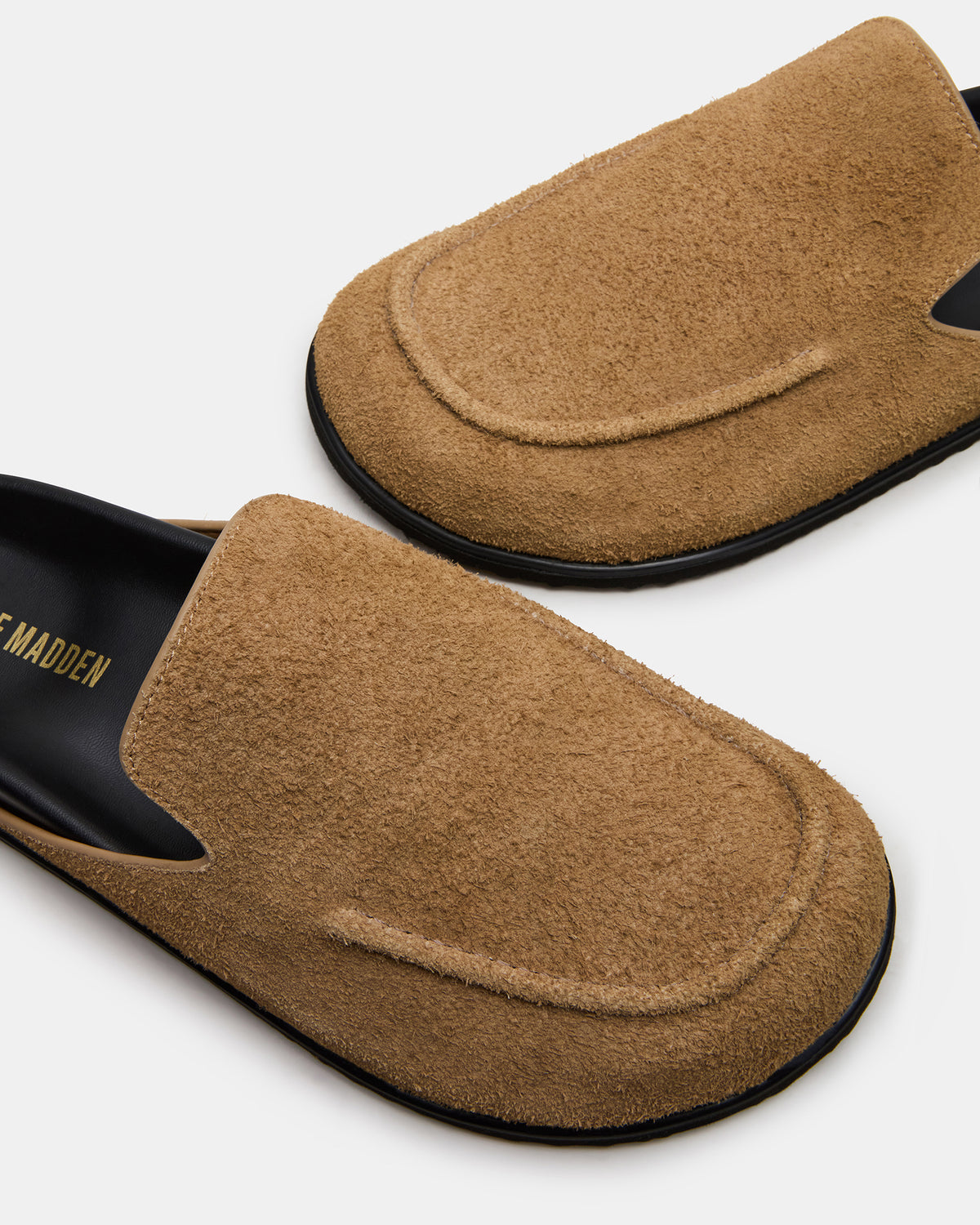 LUCIO Tan Suede Slip-On Men's Casual Clog | Steve Madden Best Price