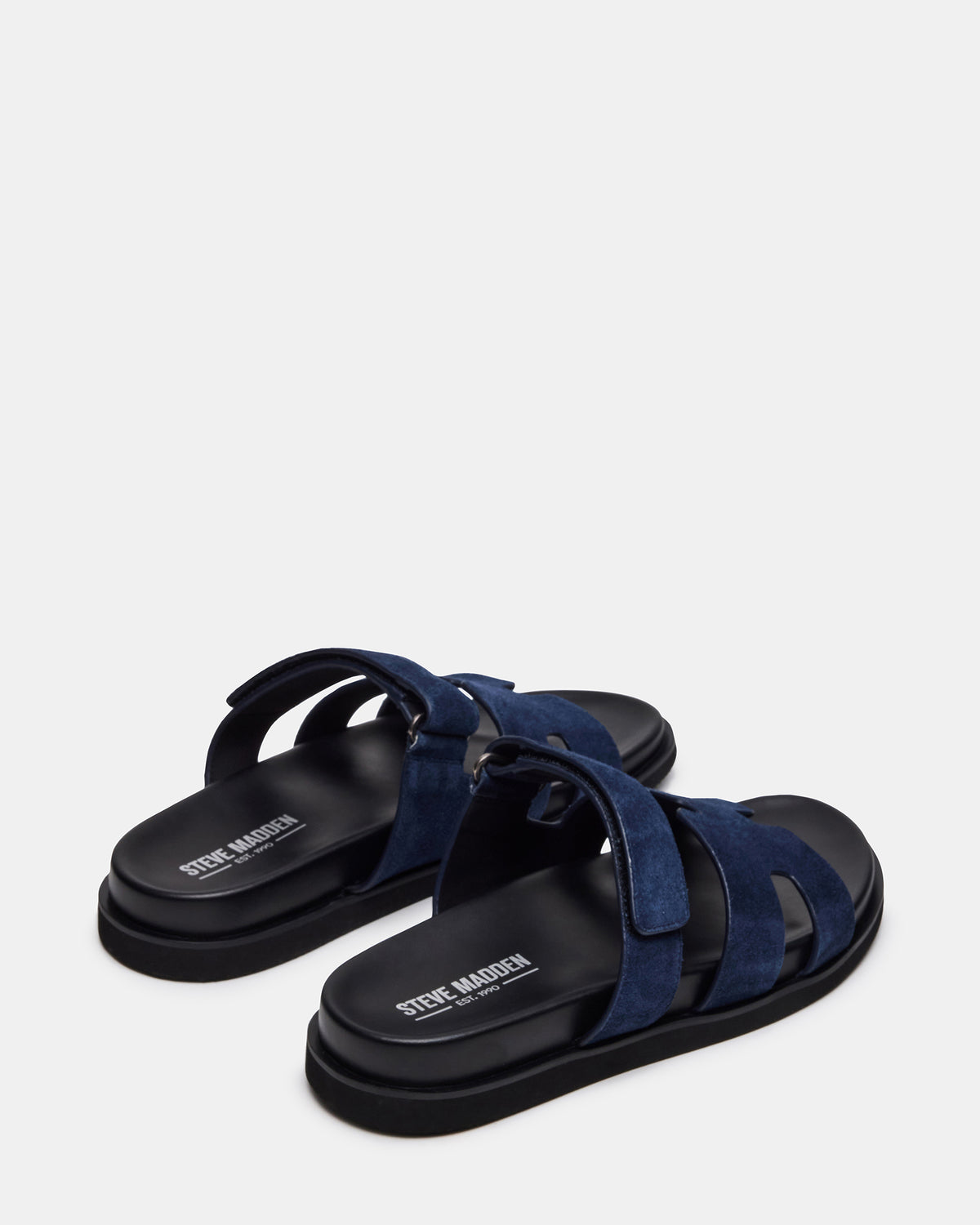MAIVEN Navy Suede Fisherman Men's Sandal | Steve Madden Value