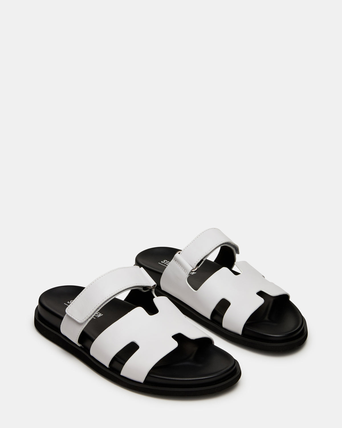 MAIVEN White Fisherman Men's Sandal | Steve Madden Signature