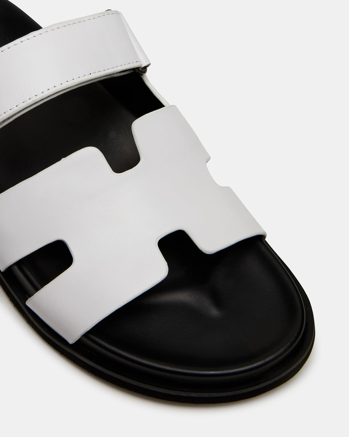 MAIVEN White Fisherman Men's Sandal | Steve Madden Signature