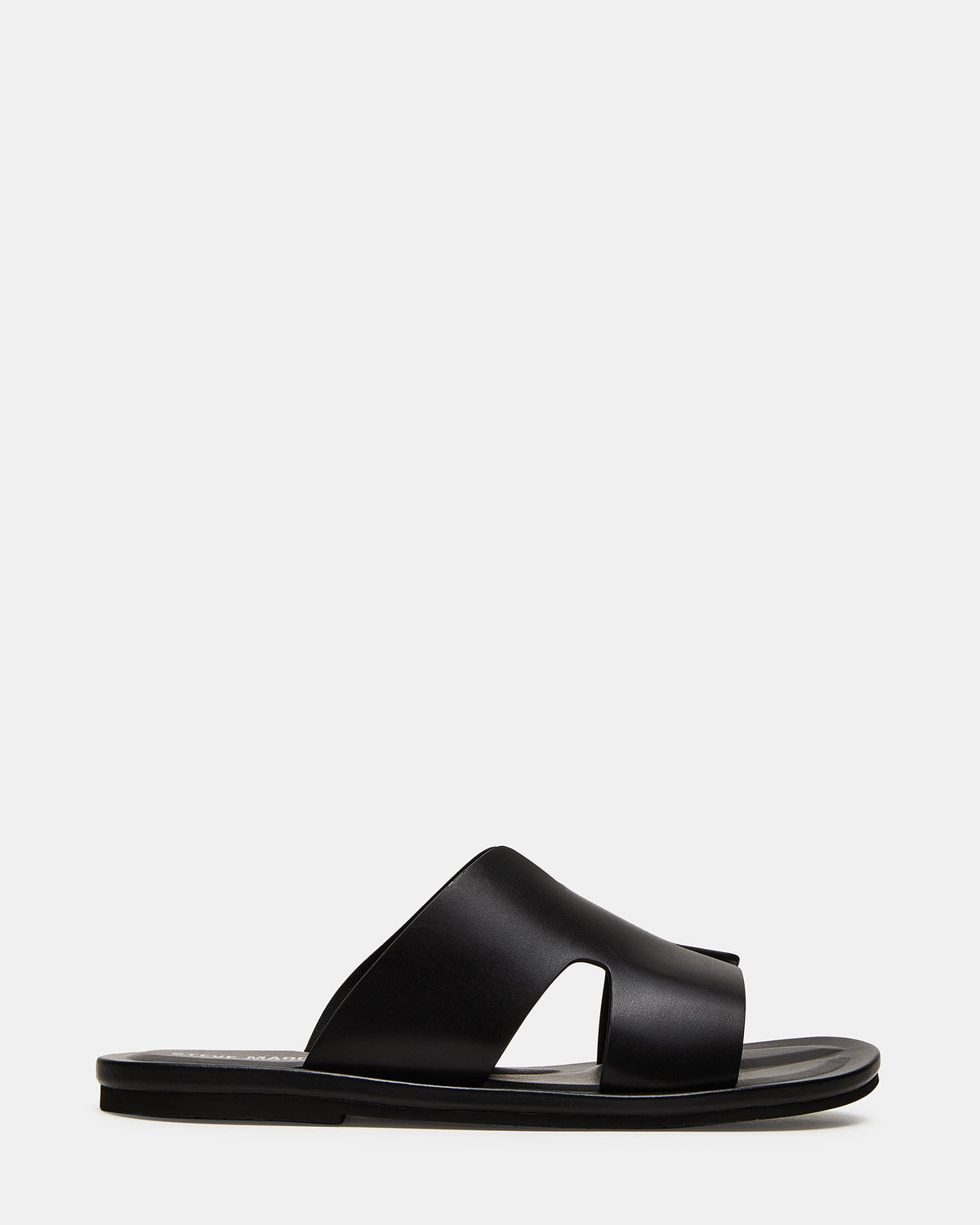 SPLASH Tan Leather Men's Flat Slip-On Sandal | Steve Madden Exclusive