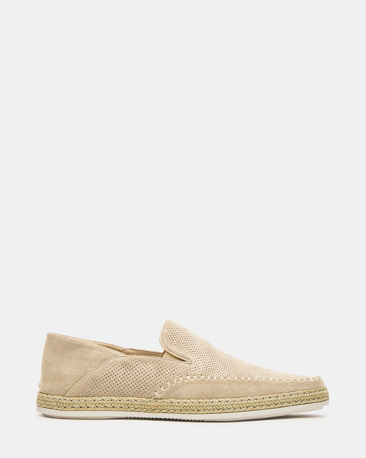 CAYDENN Off-White Slip-On Espadrille Men's Casual Loafer | Steve Madden Premium