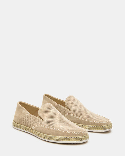 CAYDENN Off-White Slip-On Espadrille Men's Casual Loafer | Steve Madden Premium