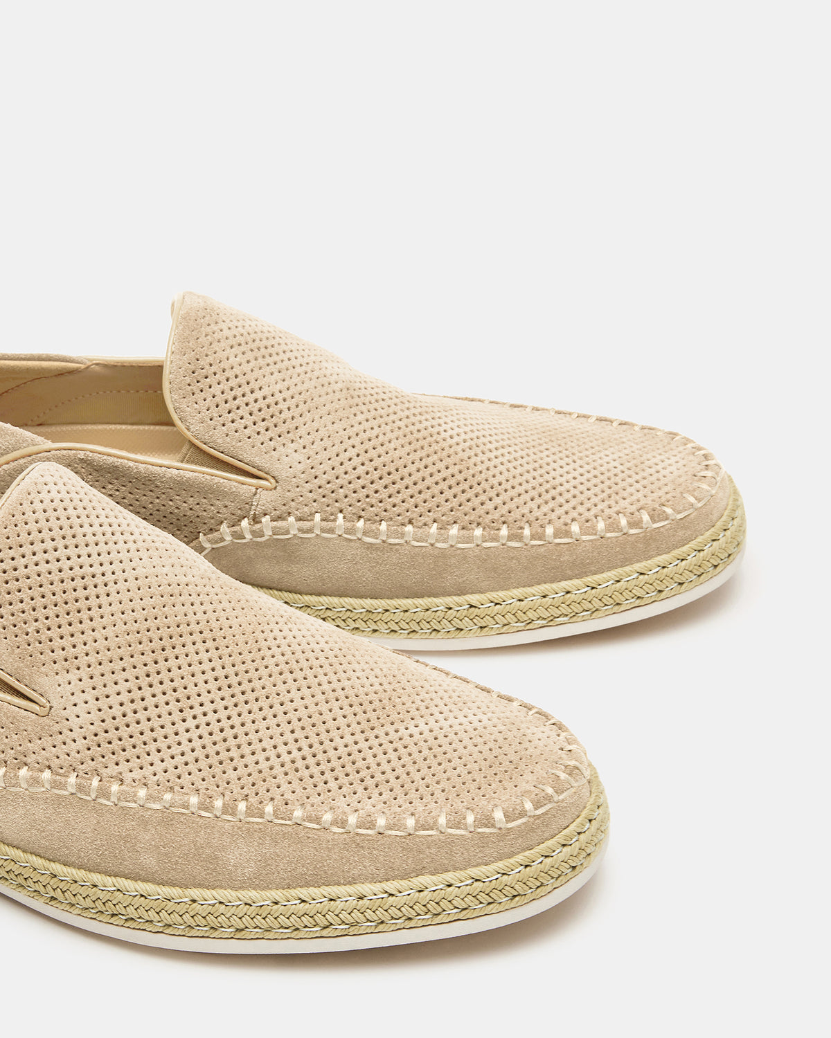 CAYDENN Off-White Slip-On Espadrille Men's Casual Loafer | Steve Madden Premium