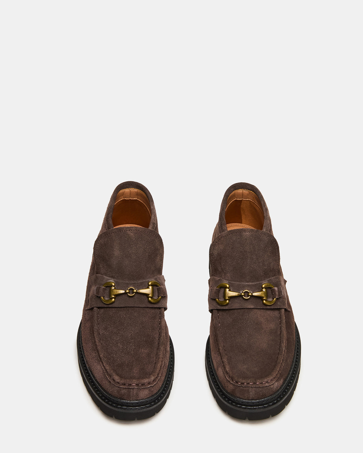 DEPUTY Chocolate Brown Suede Horsebit Moc Toe Men's Casual Ankle Boot | Steve Madden Best Price