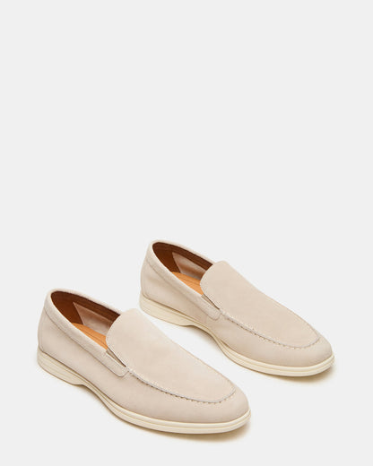 LINUX Beige Suede Slip-On Men's Casual | Steve Madden Discount