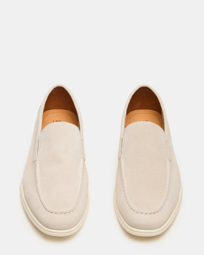 LINUX Beige Suede Slip-On Men's Casual | Steve Madden Discount