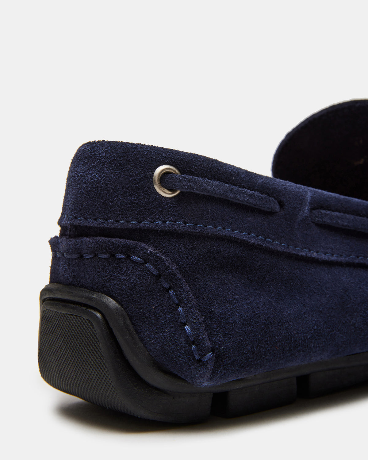 AMALFI Navy Suede Slip-On Men's Casual Loafer | Steve Madden Premium