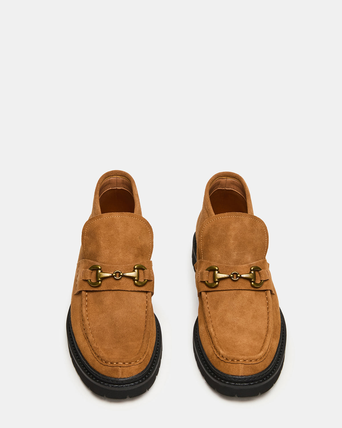 DEPUTY Chestnut Suede Horsebit Moc Toe Men's Casual Ankle Boot | Steve Madden Premium