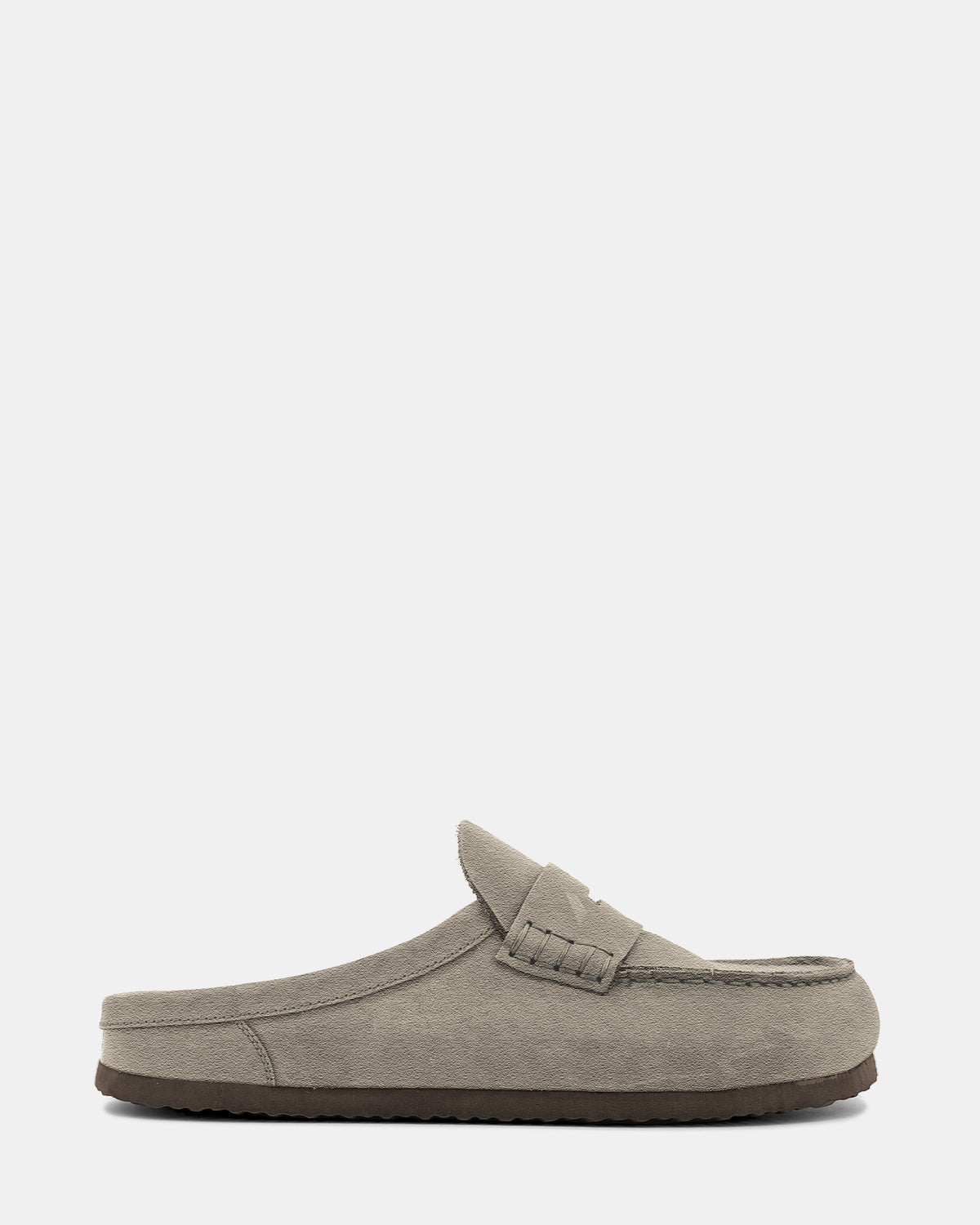 WYATT Taupe Suede Slip-On Clog Men's Casual | Steve Madden Featured