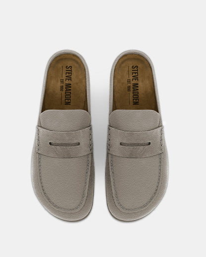 WYATT Taupe Suede Slip-On Clog Men's Casual | Steve Madden Featured