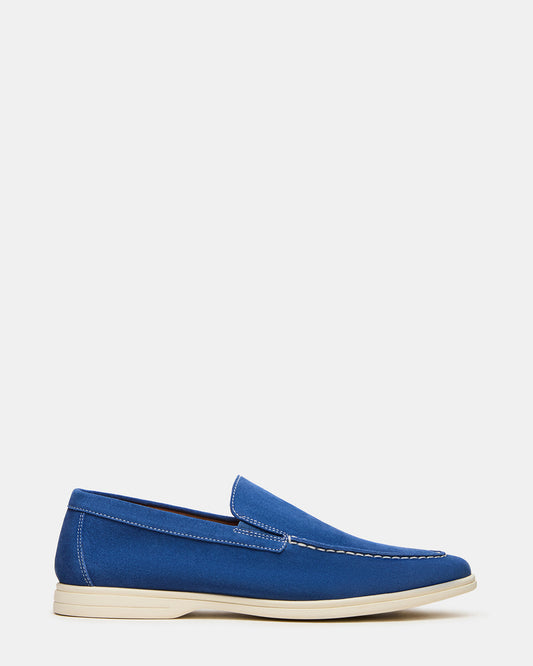 LINUX Blue Slip-On Men's Casual | Steve Madden Special Offer