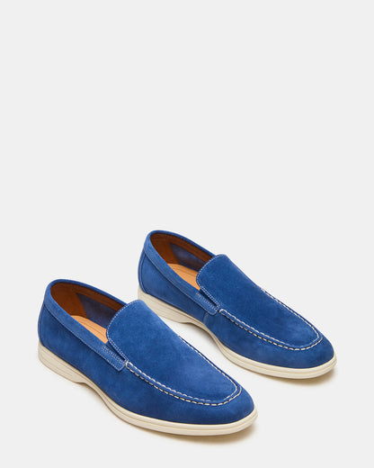LINUX Blue Slip-On Men's Casual | Steve Madden Special Offer