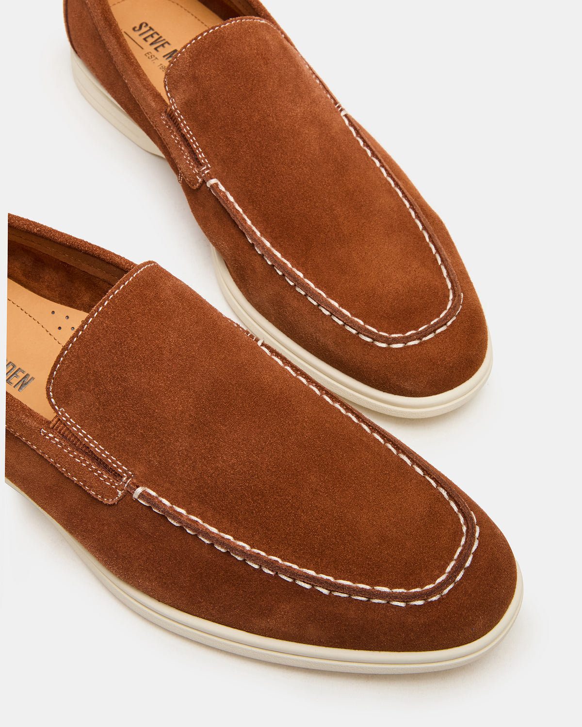 LINUX Cognac Slip-On Men's Casual | Steve Madden Smart Buy