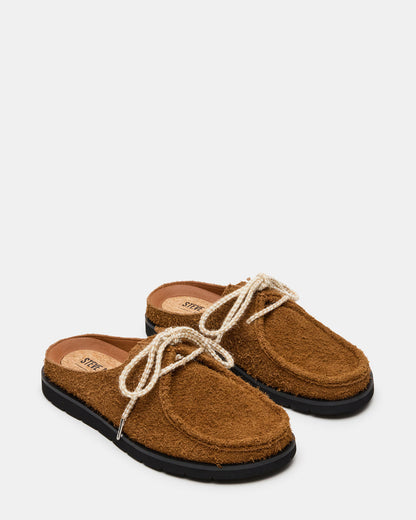 SAILOR Tan Slip-On Laces Footbed Men's Casual Shoe | Steve Madden Featured