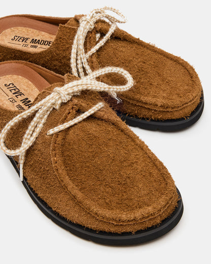 SAILOR Tan Slip-On Laces Footbed Men's Casual Shoe | Steve Madden Featured