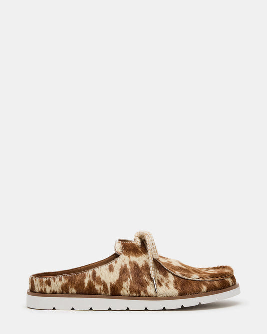 SAILOR Brown White Slip-On Laces Footbed Men's Casual Shoe | Steve Madden Great Value