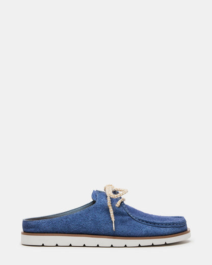 SAILOR Blue Slip-On Laces Footbed Men's Casual Shoe | Steve Madden Best Seller