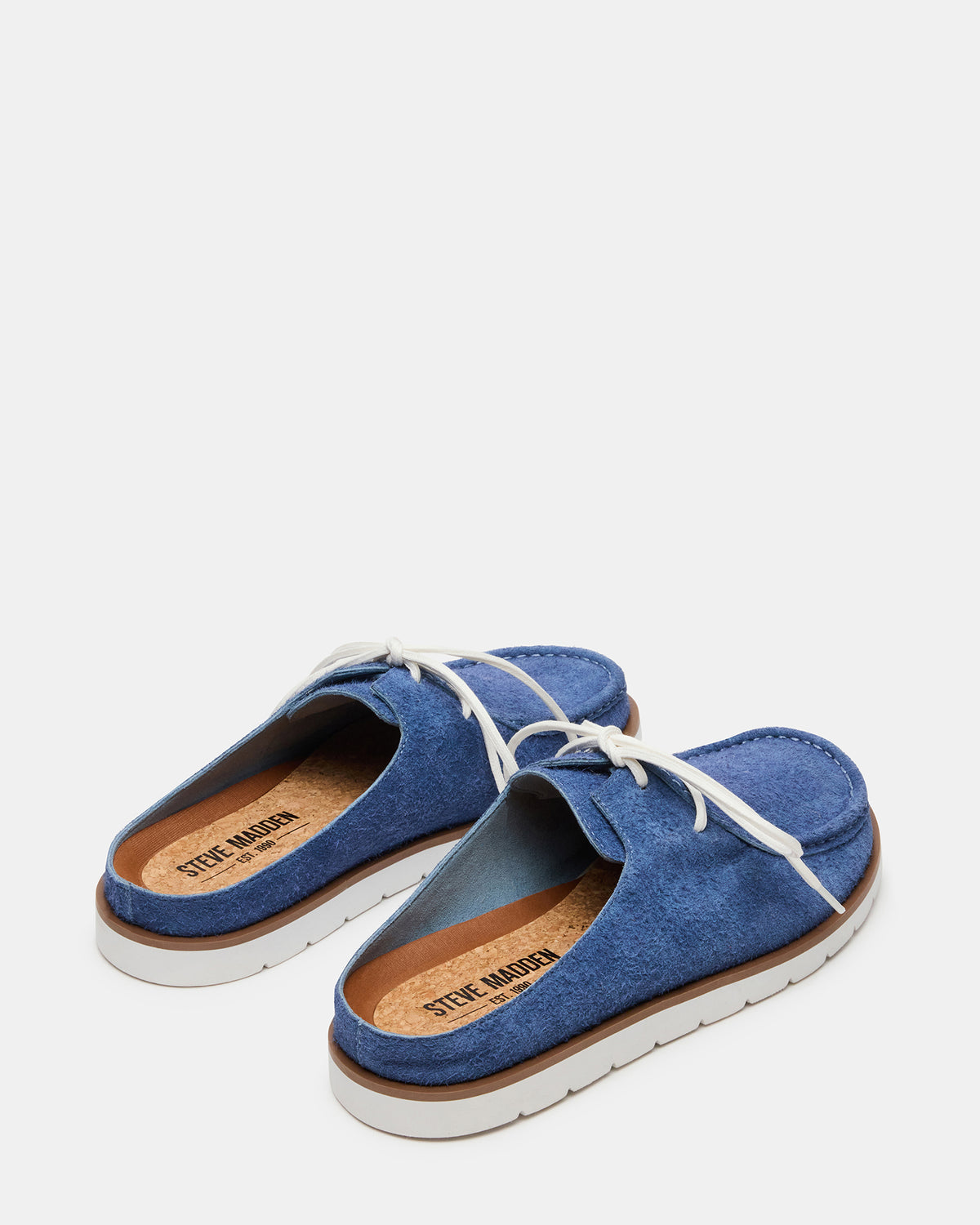 SAILOR Blue Slip-On Laces Footbed Men's Casual Shoe | Steve Madden Best Seller