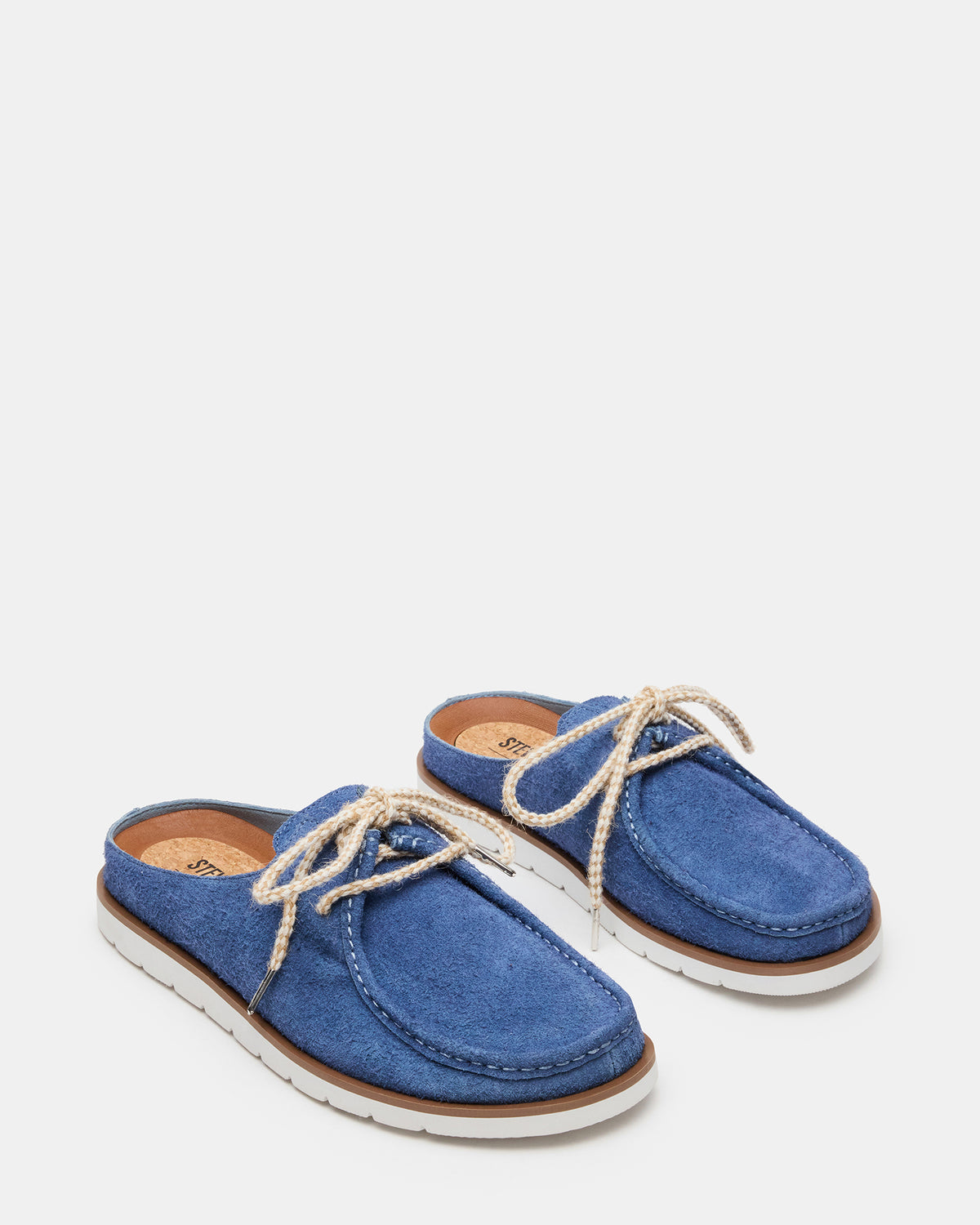 SAILOR Blue Slip-On Laces Footbed Men's Casual Shoe | Steve Madden Best Seller