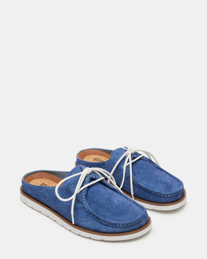 SAILOR Blue Slip-On Laces Footbed Men's Casual Shoe | Steve Madden Best Seller