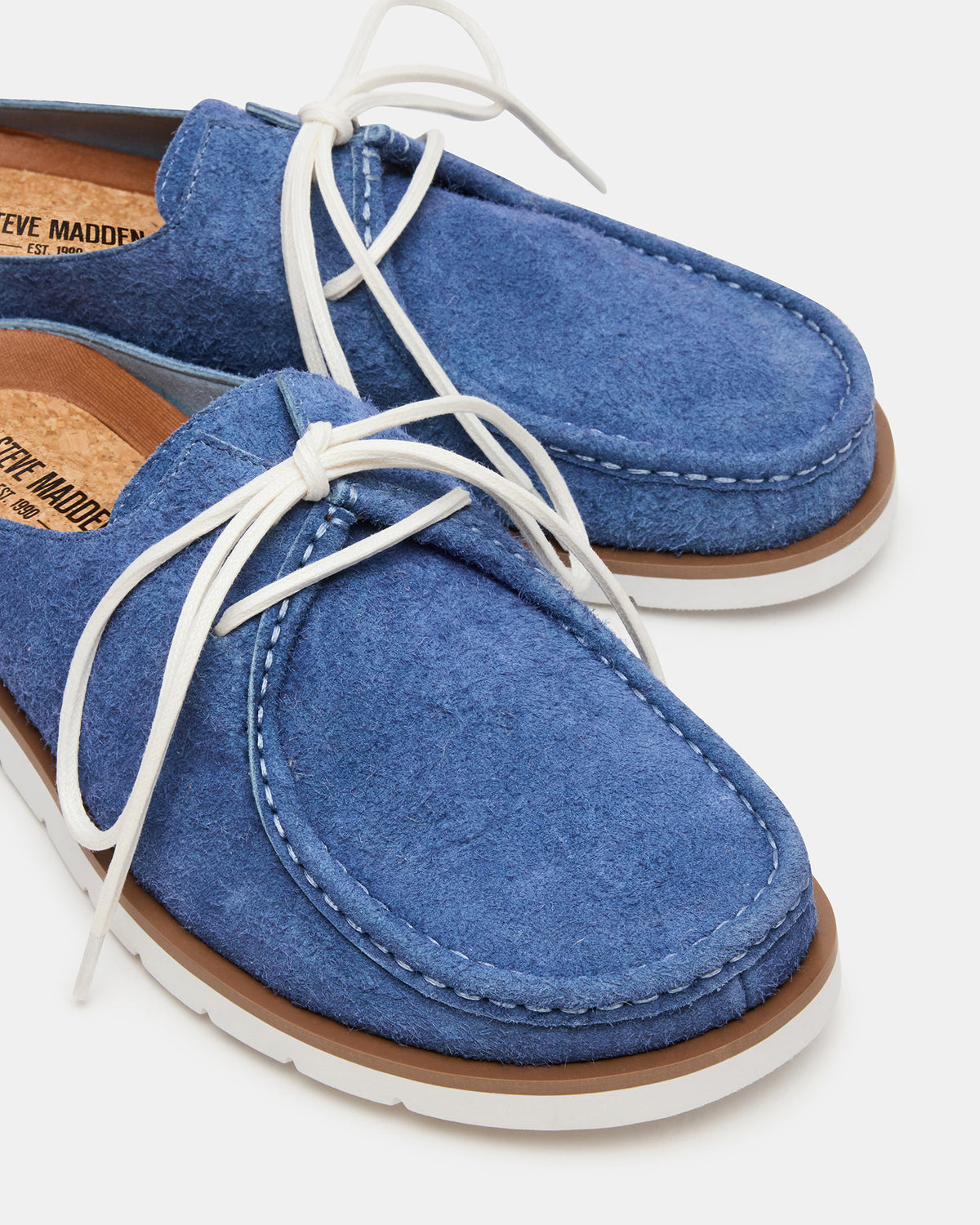 SAILOR Blue Slip-On Laces Footbed Men's Casual Shoe | Steve Madden Best Seller