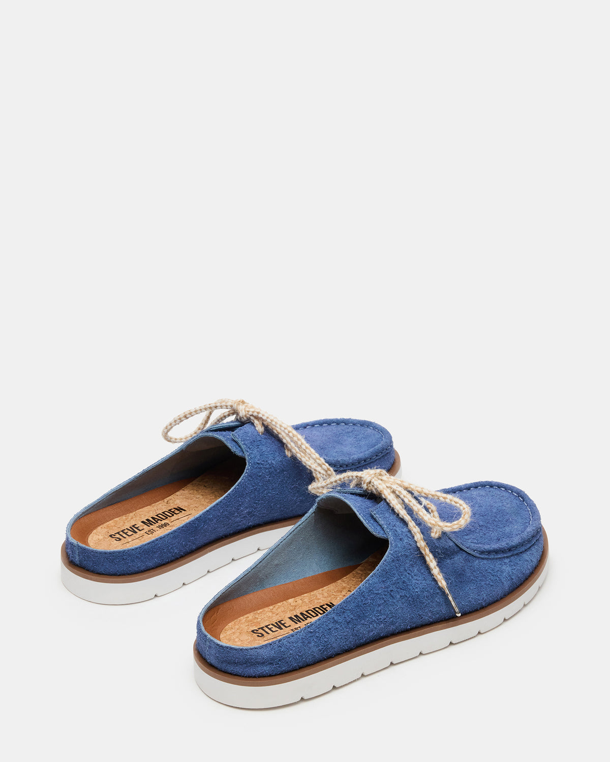 SAILOR Blue Slip-On Laces Footbed Men's Casual Shoe | Steve Madden Best Seller