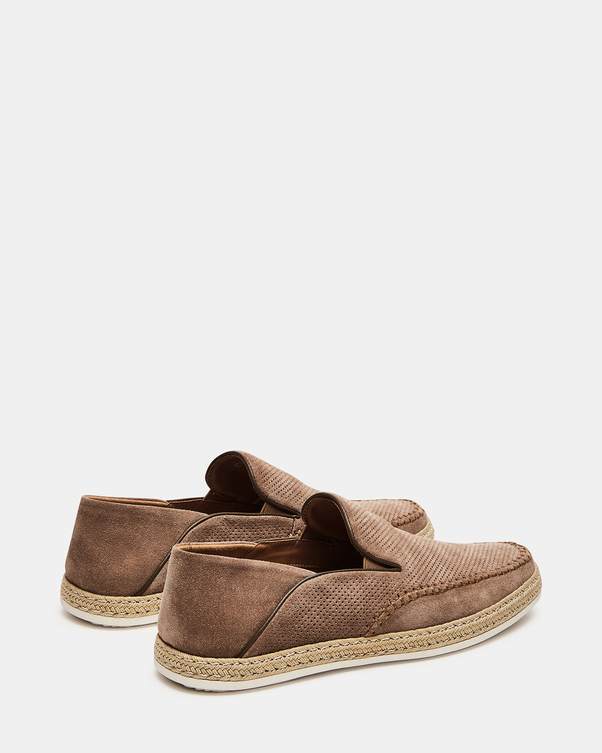 CAYDENN Tobacco Suede Slip-On Espadrille Men's Casual Loafer | Steve Madden Featured