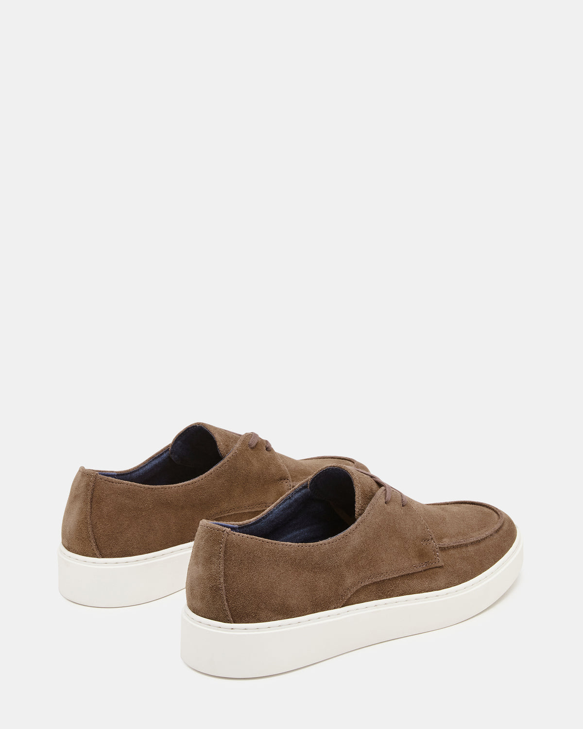 FRANKK Cognac Suede Lace-Up Men's Casual Shoe | Steve Madden Premium