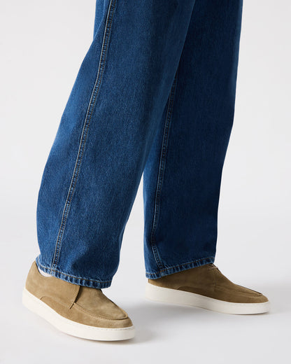 FRANKK Taupe Suede Lace-Up Men's Casual Shoe | Steve Madden Great Value