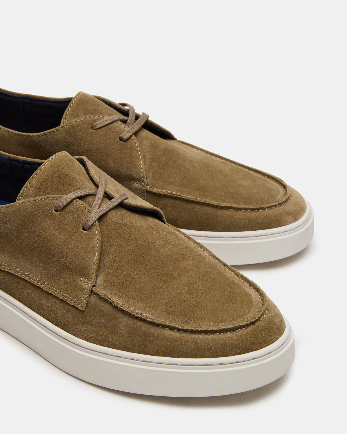 FRANKK Taupe Suede Lace-Up Men's Casual Shoe | Steve Madden Great Value