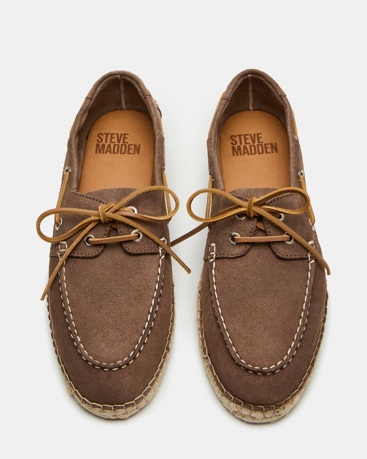 PANCHO Taupe Suede Slip-On Espadrille Boat Shoe Men's Casual | Steve Madden Best Price