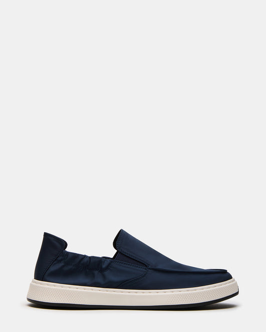 NELLIS Navy Slip-On Men's Casual Loafer | Steve Madden Classic