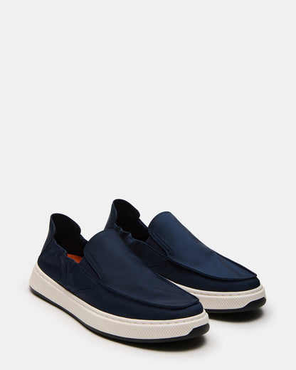NELLIS Navy Slip-On Men's Casual Loafer | Steve Madden Classic