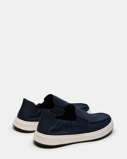 NELLIS Navy Slip-On Men's Casual Loafer | Steve Madden Classic