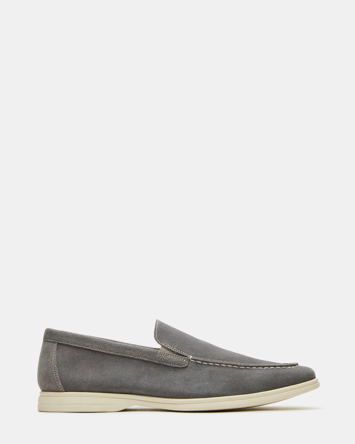 LINUX Grey Suede Slip-On Men's Casual | Steve Madden Special Offer