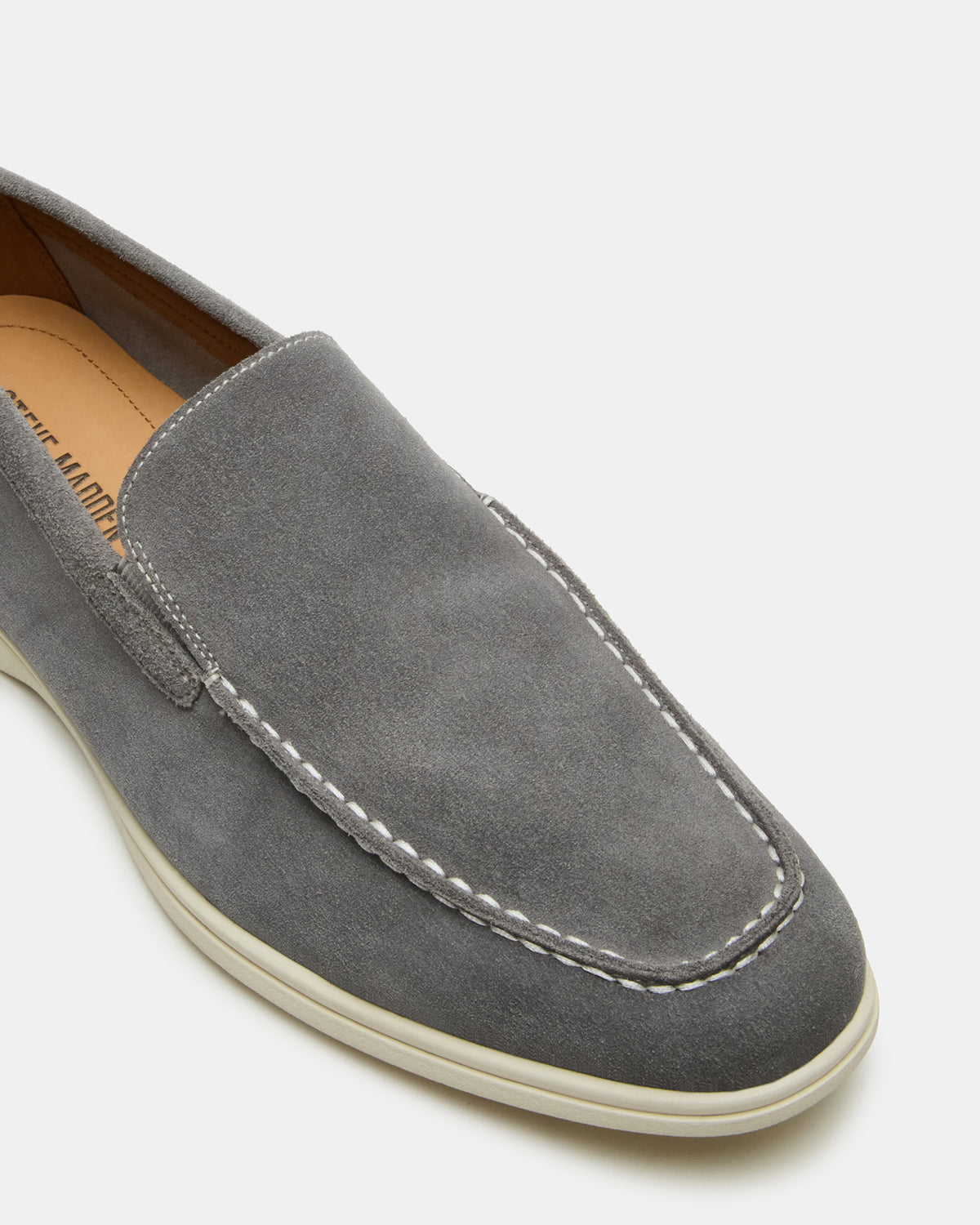 LINUX Grey Suede Slip-On Men's Casual | Steve Madden Special Offer