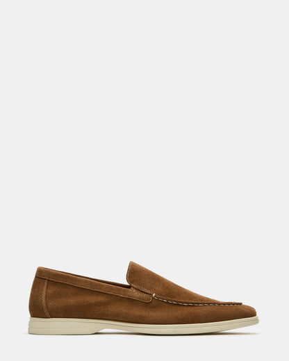 LINUX Chestnut Suede Slip-On Men's Casual | Steve Madden Popular