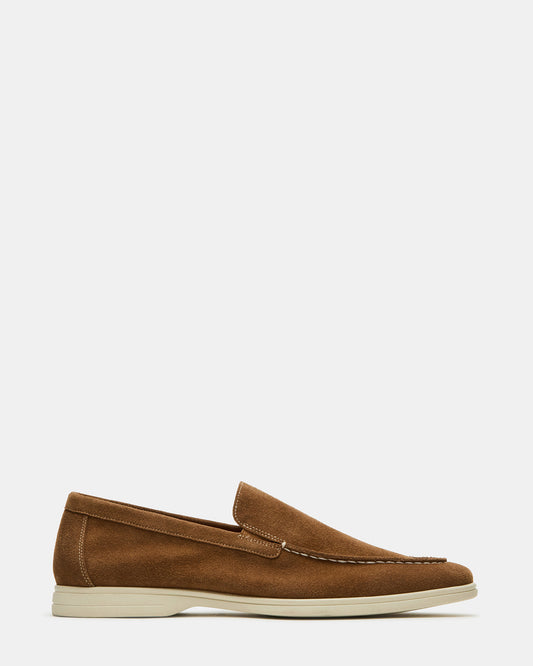 LINUX Chestnut Suede Slip-On Men's Casual | Steve Madden Popular