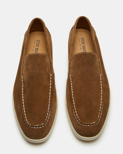 LINUX Chestnut Suede Slip-On Men's Casual | Steve Madden Popular