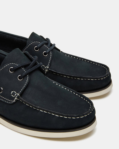 ZEPHYR Navy Slip-On Men's Boat Shoe Loafer | Steve Madden Best Price