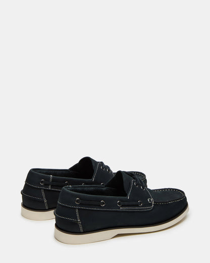 ZEPHYR Navy Slip-On Men's Boat Shoe Loafer | Steve Madden Best Price