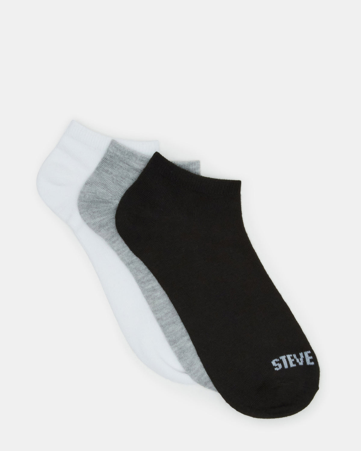 BASIC LOW CUT SOCKS BLACK/WHITE | Men's Multi Pack Low-Cut Socks | Steve Madden Quality
