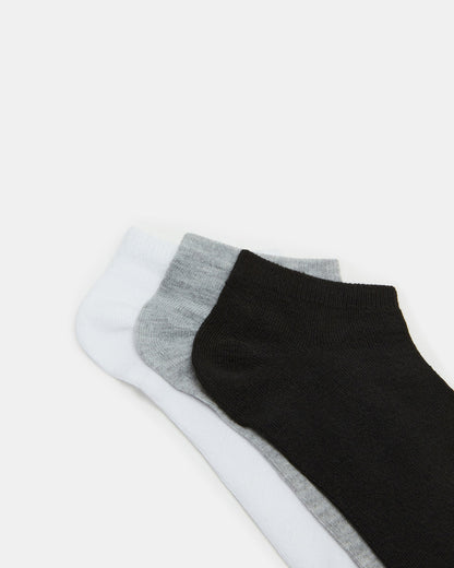 BASIC LOW CUT SOCKS BLACK/WHITE | Men's Multi Pack Low-Cut Socks | Steve Madden Quality