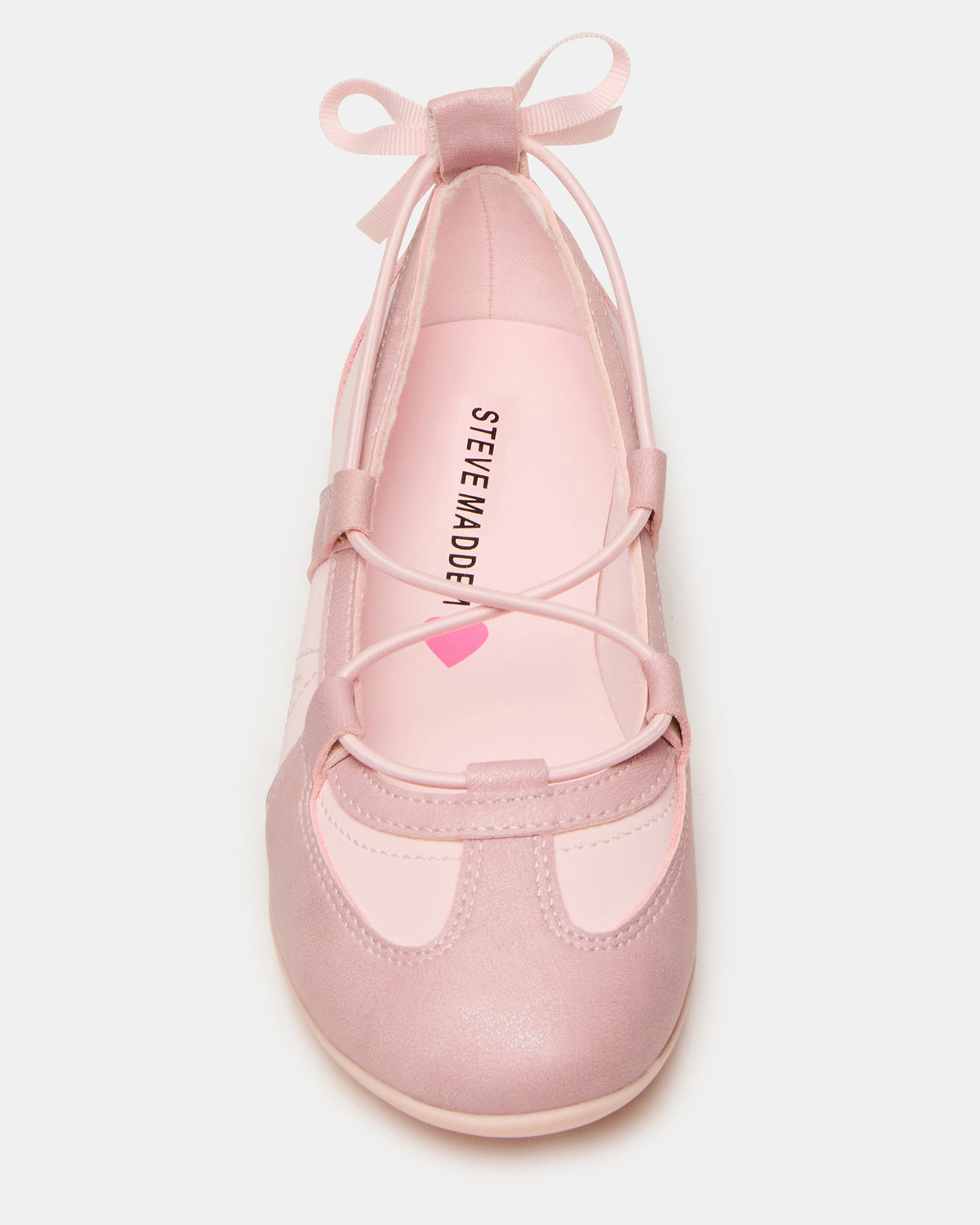 Kids' MEARA Blush Low-Top Lace-Up Girls' Sneaker | Steve Madden Top Pick
