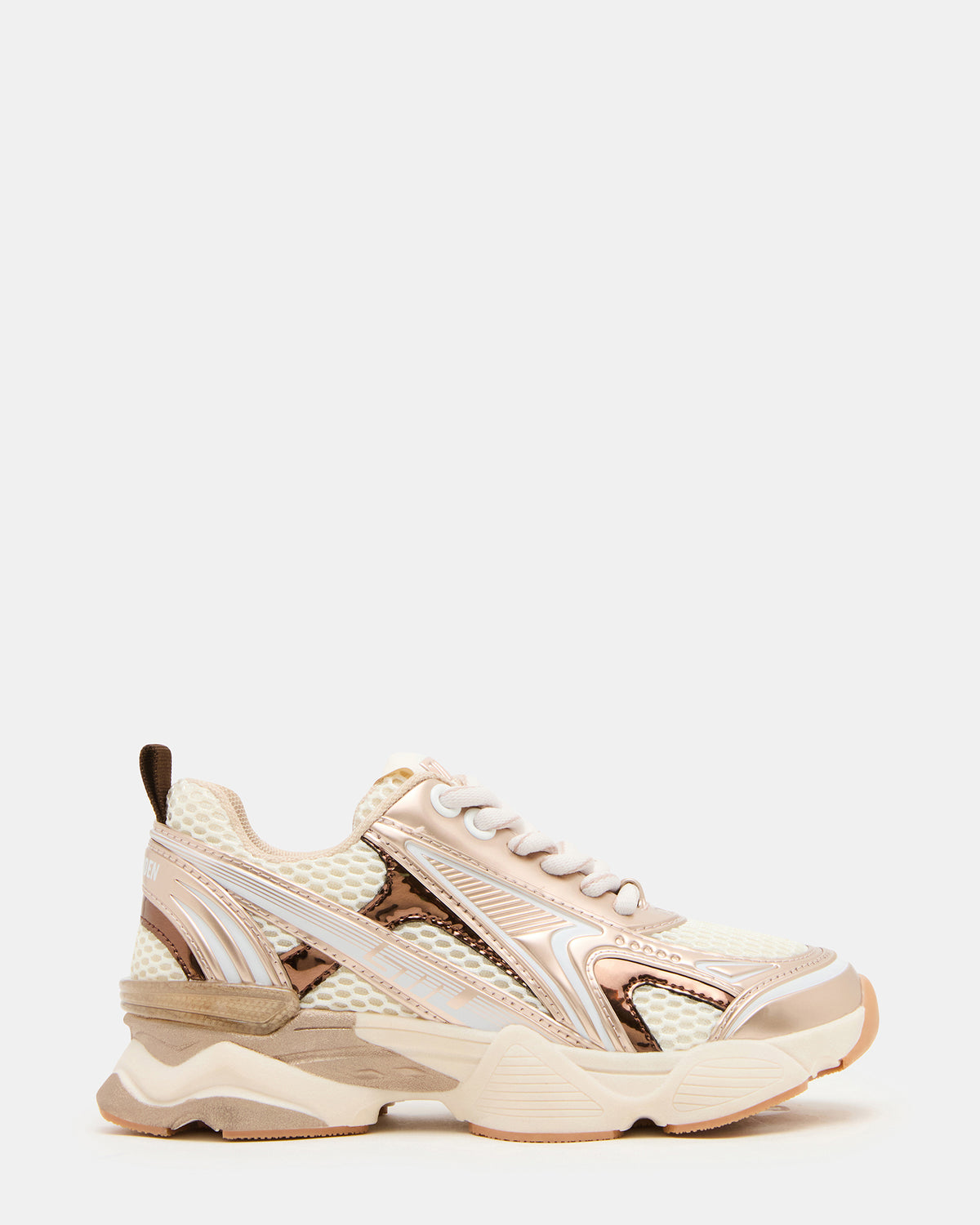 Kids' SPEDSTR Rose Gold Low-Top Lace-Up Girls' Sneaker | Steve Madden Best Seller