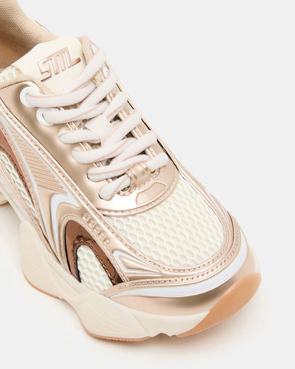 Kids' SPEDSTR Rose Gold Low-Top Lace-Up Girls' Sneaker | Steve Madden Best Seller