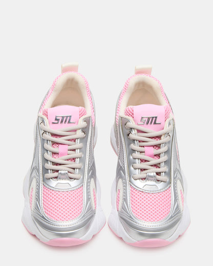 Kids' SPEDSTR Pink Low-Top Lace-Up Girls' Sneaker | Steve Madden Best Seller